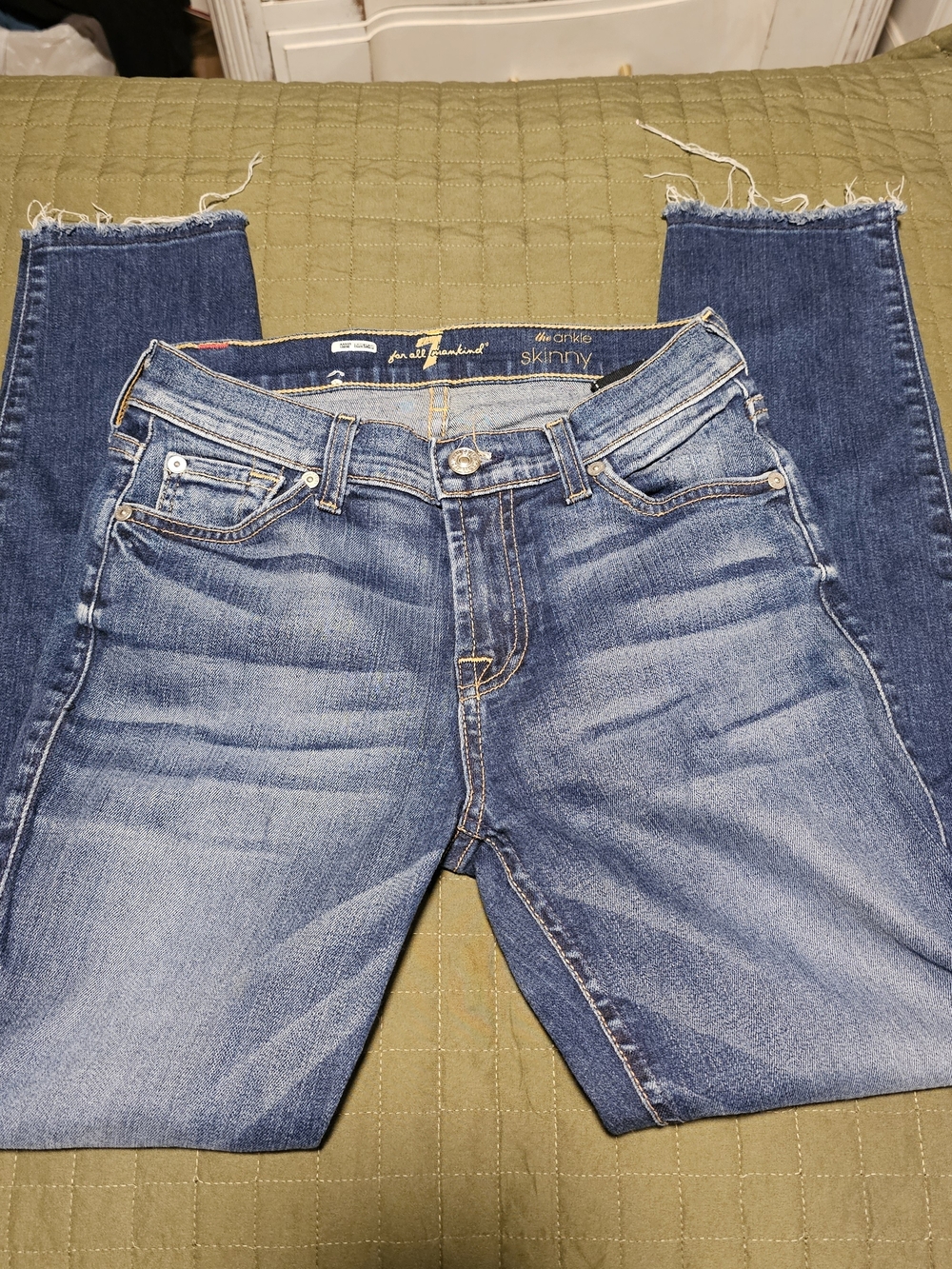 Skinny Blue Jeans
